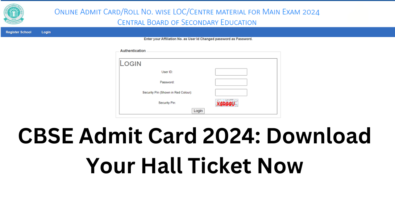 Cbse Admit Card 2024 Download Your Hall Ticket Now Defencely 4190